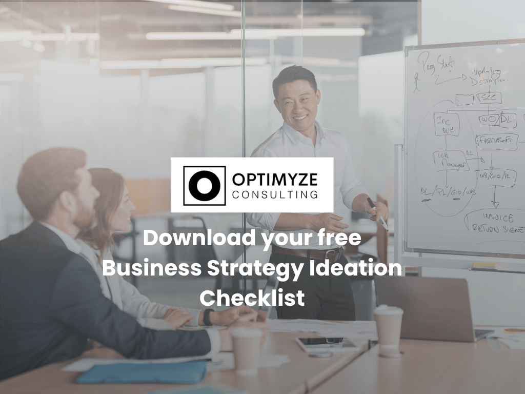 Optimyze Consulting - Business Coaching ideation checklist